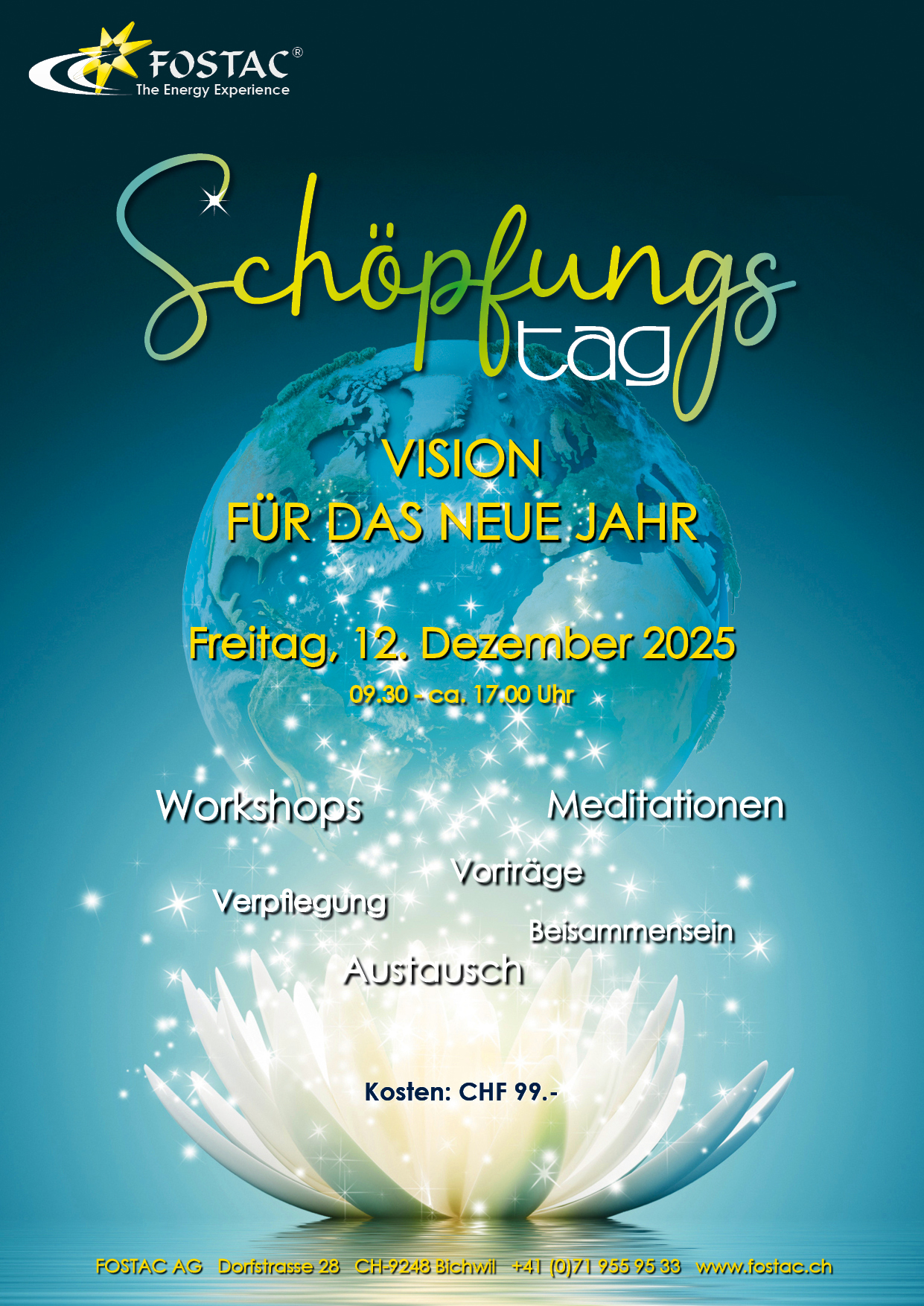 FOSTAC Schöpfungstag Dezember 2025 - Vision für das neue Jahr - 12. Dezember 2025